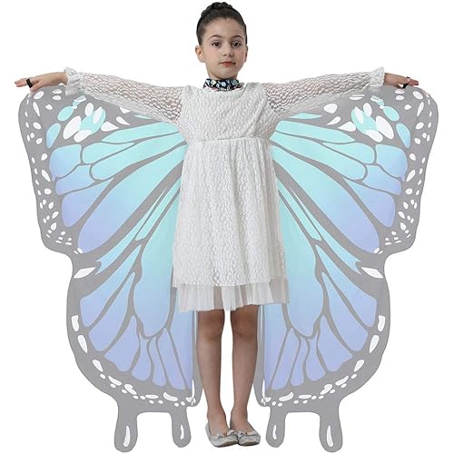 Woman Clothing,Children's Butterfly Shawl Lady Cape Costume Accessory Ladies Accessory for Mother's Day
