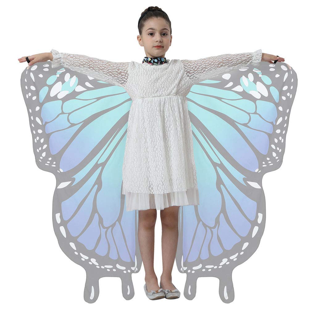 Woman Clothing,Children's Butterfly Shawl Lady Cape Costume Accessory Ladies Accessory for Mother's Day