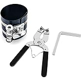 QWORK Piston Installer Pliers, Car Engine Adjustable Piston Ring Installer Removal Kit, Compressor Tool and Piston Ring Plier