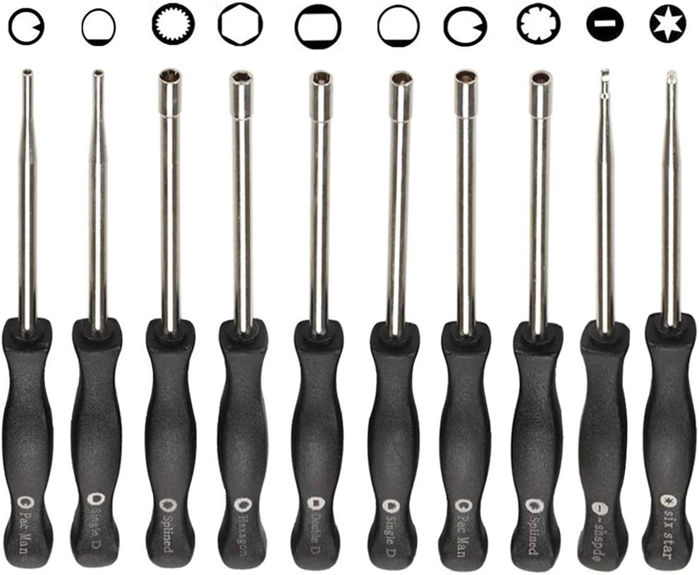 TOPEMAI Carburetor Adjustment Tool Kit for Common 2 Cycle Small Engine 10Pcs with Carburetor Cleaning Brush Needle : Garden & Outdoor