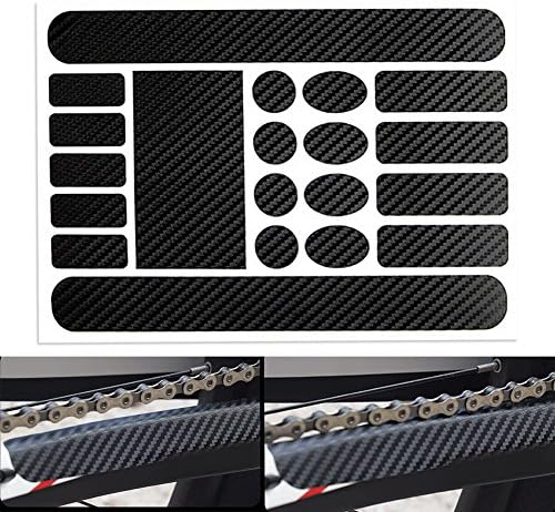 Sdreamland Chainstay Protector Bicycle Decal Stickers Chainstay For Mountain Bike Chain Protective Road Bike Folding Frame Front Fork Protective