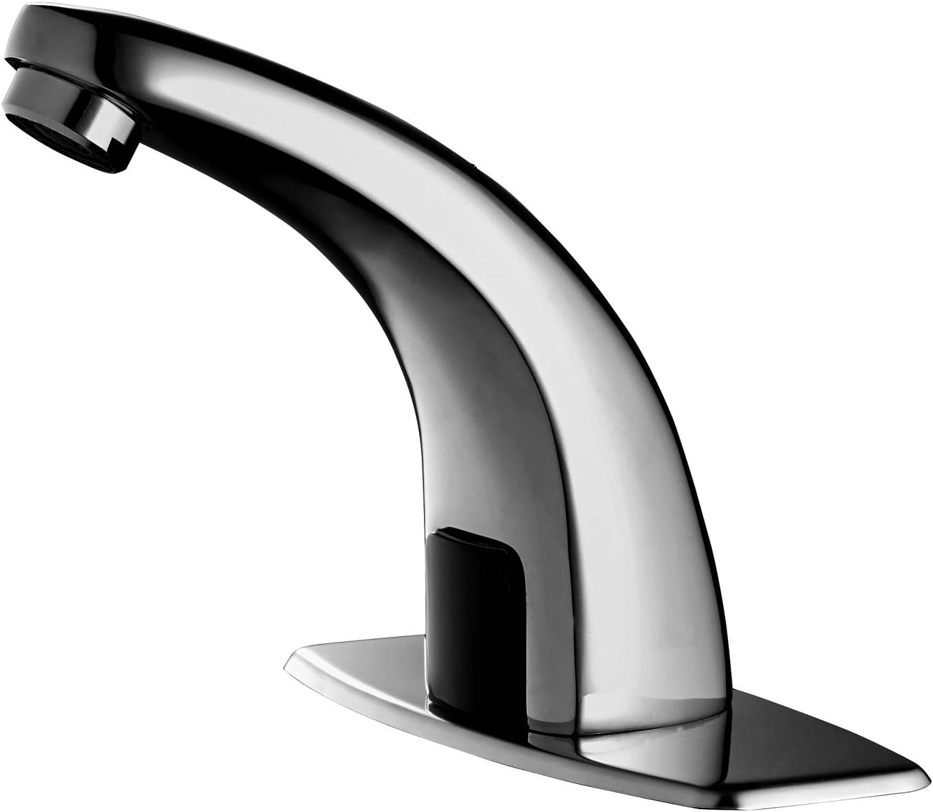 Gangang Touchless Faucet High Quality Motion Infrared Sensor Cold and Hot Water Tap Automatic Basin Mixer Waterfall for Bathroom Sink Auto Water Faucet,Only Direct Current