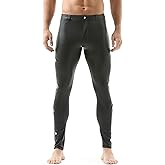 DTODWW Men's Faux Leather Activewear Leggings Slim Fit Tight Pants Long PU Pants for Men Clubwear