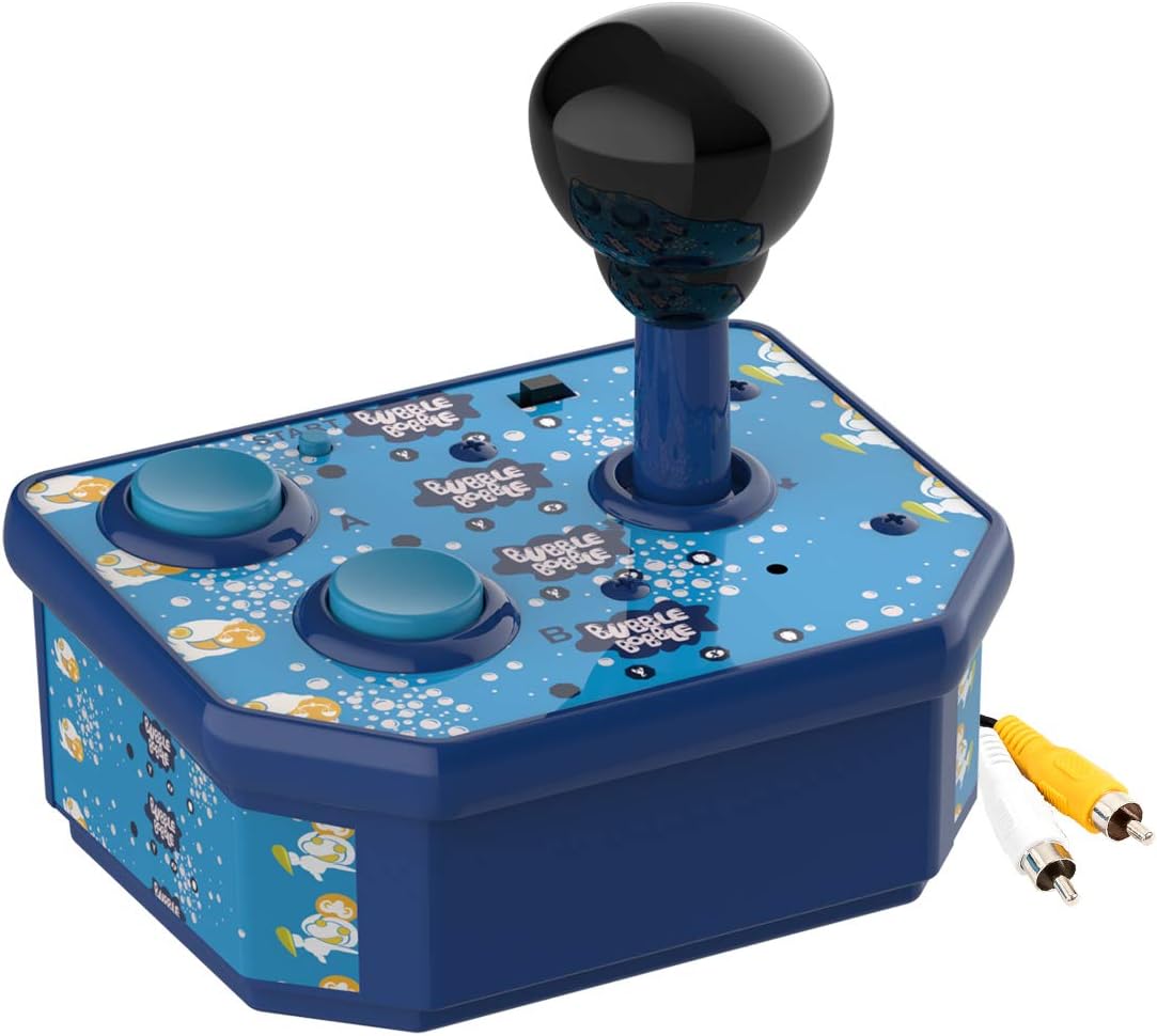 Mini Handheld Game Console TV Games Console Classic Built-in 180 Games for Kids (AV Cable) (Blue): Computers & Accessories