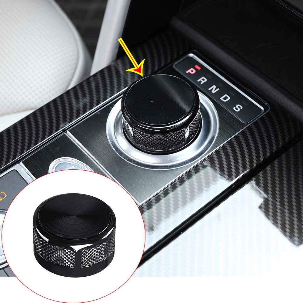 Photo 1 of YUECHI Car Styling Interior Console Gear Shift Knob Cover Trim for Land Rover Discovery Sport Range Rover Vogue SE Upgrade to SV Decoration 2013-2016 Auto Accessory (Black)