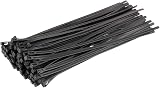 Gocableties 100 Pack 150mm x 7.6mm Reusable Cable Ties Black Heavy Duty view 2