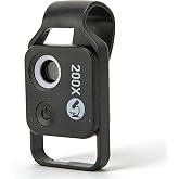 APL-MS002 200x Phone Microscope, Mini Pocket Microscope with 6 LED Light Guides, 2 Levels Brightness Adjustment, Magnification Camera Macro Lens Kit with CPL