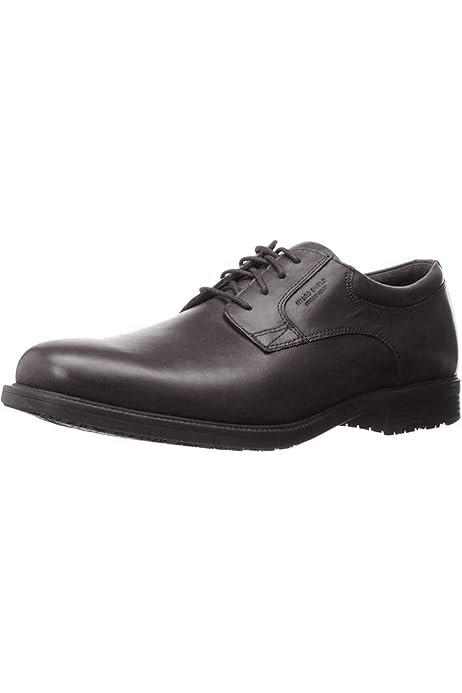 rockport men's essential details waterproof apron toe oxford
