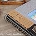 Vienrose Photo Album Scrapbook 60 Pages Hardcover 8.5 x 11 Inch with DIY Scrapbooking Kit 3 Rings Black Paper Scrapbook for Lover Friends Kids Anniversary Wedding Gift