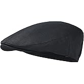 STARANCE Men's Cotton Ivy Gatsby Newsboy Hat Summer Driving Scally Cap Thin