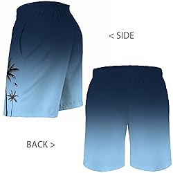 Men's Swim Trunks Hawaiian Bathing Mesh Lining Suit