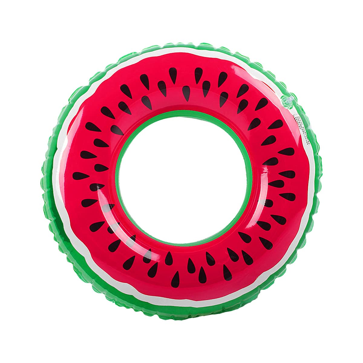 Inflatable Swim Ring, Jagowa Watermelon Swimming Pool Floats for Kids Aged 3-5, Summer Water Toys Decorations for Beach Party, Green,Red