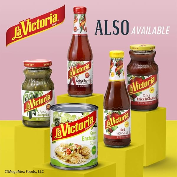 LA VICTORIA TRADITIONAL RED ENCHILADA SAUCE MILD, 10 OUNCE (PACK OF 12)