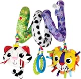 LAMAZE Activity Spiral Multicoloured Baby Toy with Crinkle Sounds view 4