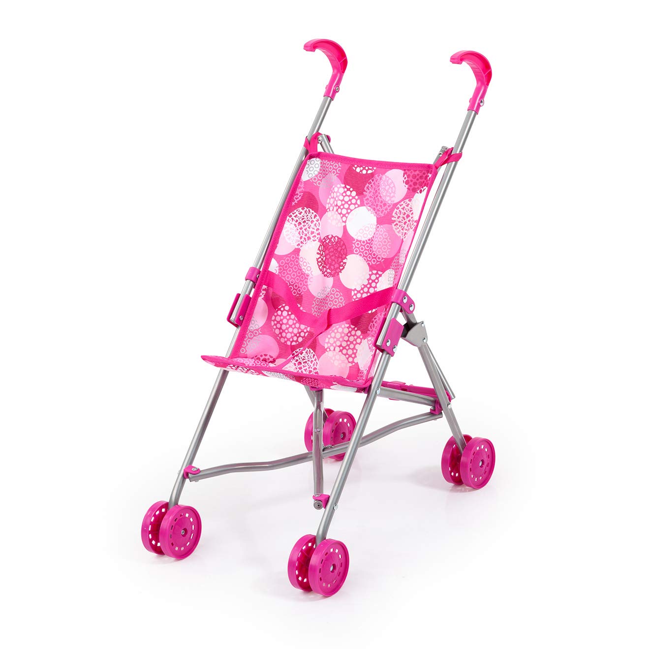 Bayer Design 30541AA Dolls pushchair, stroller, foldable, double wheels, security belt