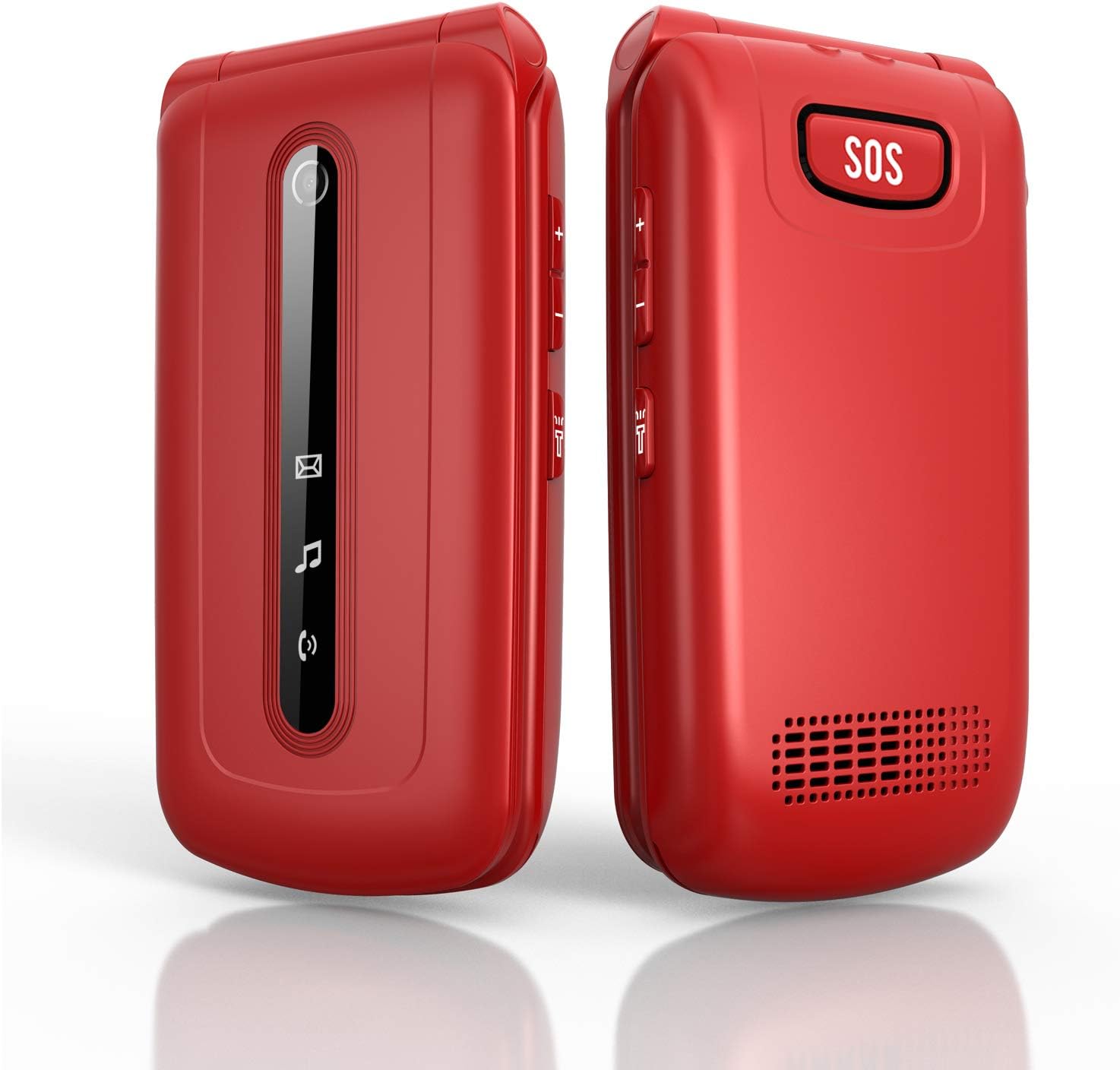 Ukuu Big Button Mobile Phones for Elderly,Dual Sim Free Flip Mobile Phone Unlocked,Extra Loud
