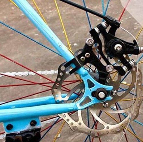Bike Disc Brake Bracket Frame Adaptor for 160mm Rotor Bicycle Components [US Warehouse] by ShopIdea - Thumbnail 4