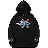 Niepce Inc Streetwear Graphic Embroidered Hoodies for Men