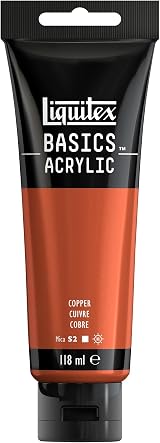Liquitex Basics Copper Acrylic Paint 118 ml Tube Artist Quality