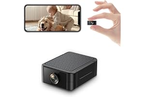 Spy Camera, Hidden Camera 4K Ultra HD with 4H Battery Life, SD Card & Cloud Storage, Motion Detection Alarm, Real-Time App Al