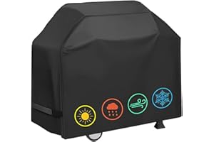 58.3x24x48inches Grill Cover for Outdoor Grill, Water & Dust Proof BBQ Cover Full Coverage PVC for Outdoor Furniture Protecti