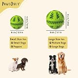 PawsOnly Interactive Treat Dispenser Ball Small Green Dog Toy view 6