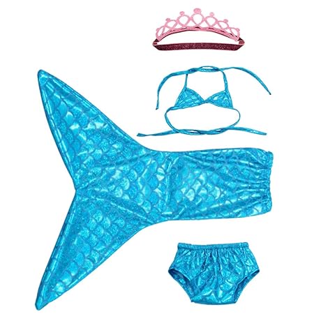EDTara 18 Inch Doll Accessories Surprise Mermaid Clothes Doll Clothes Blue