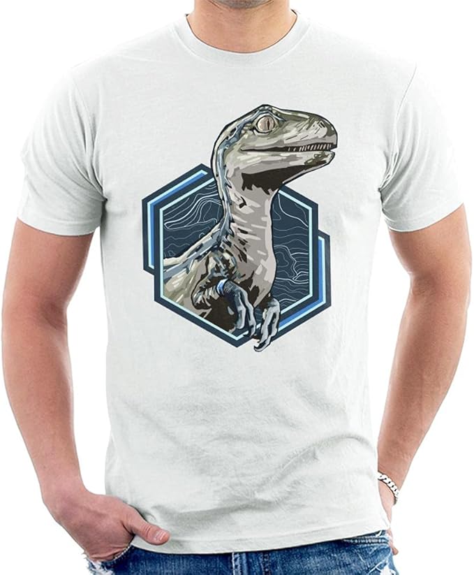 Jurassic Park Blue Raptor Men's TShirt Amazon.it Abbigliamento