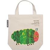 The Very Hungry Caterpillar Mini Tote Bag with Inner Pocket - World of Eric Carle Small Tote Bag for Book Lovers and Kids