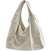 KAMEILONG Large Nylon Hobo Bag Women Crescent Shoulder Bag Vintage Tote Bag Casual Shopper Handbag for Women