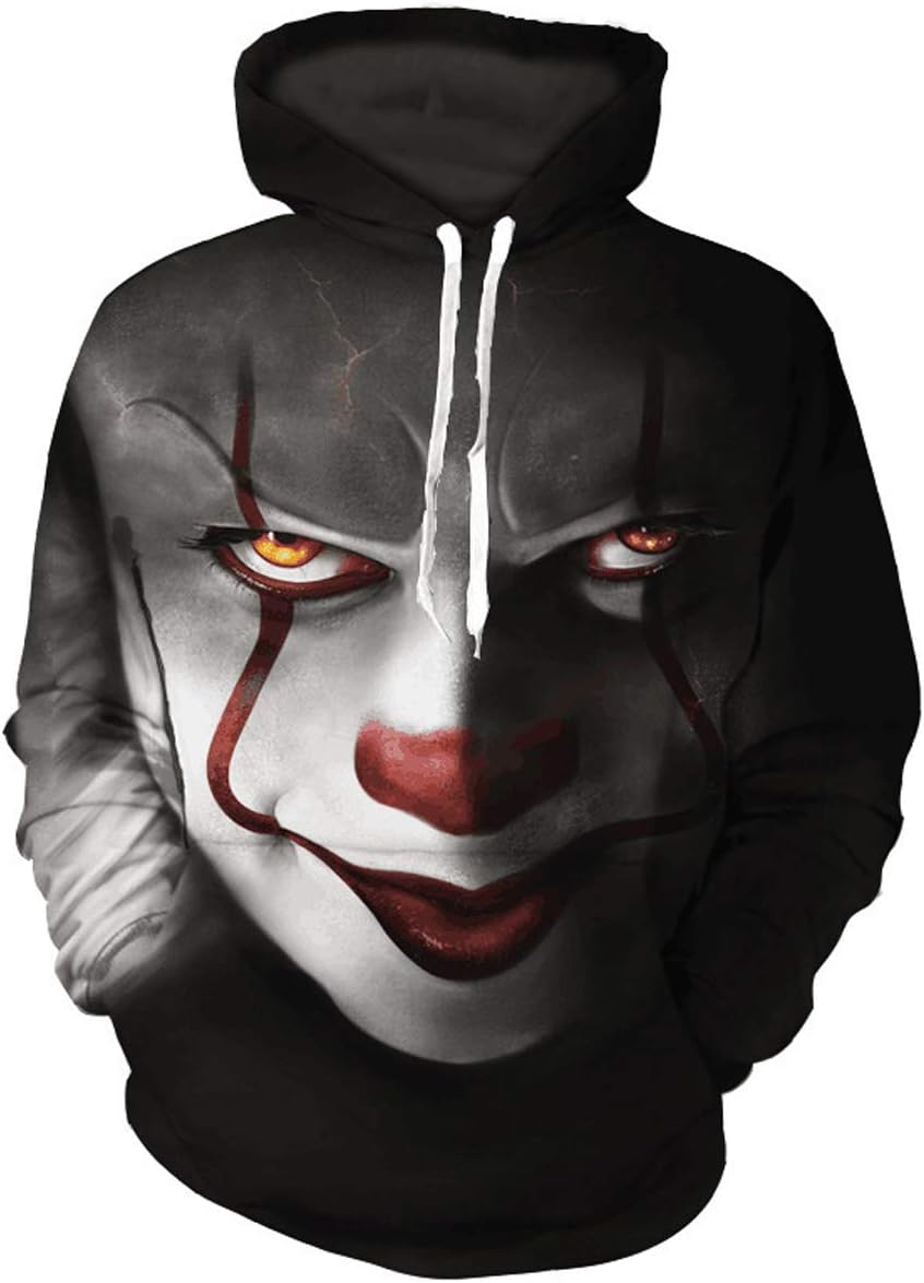 Unisex 3D Print Hoodie Sweatshirt Pullover Lightweight Sweatshirts with Pockets Plus Size
