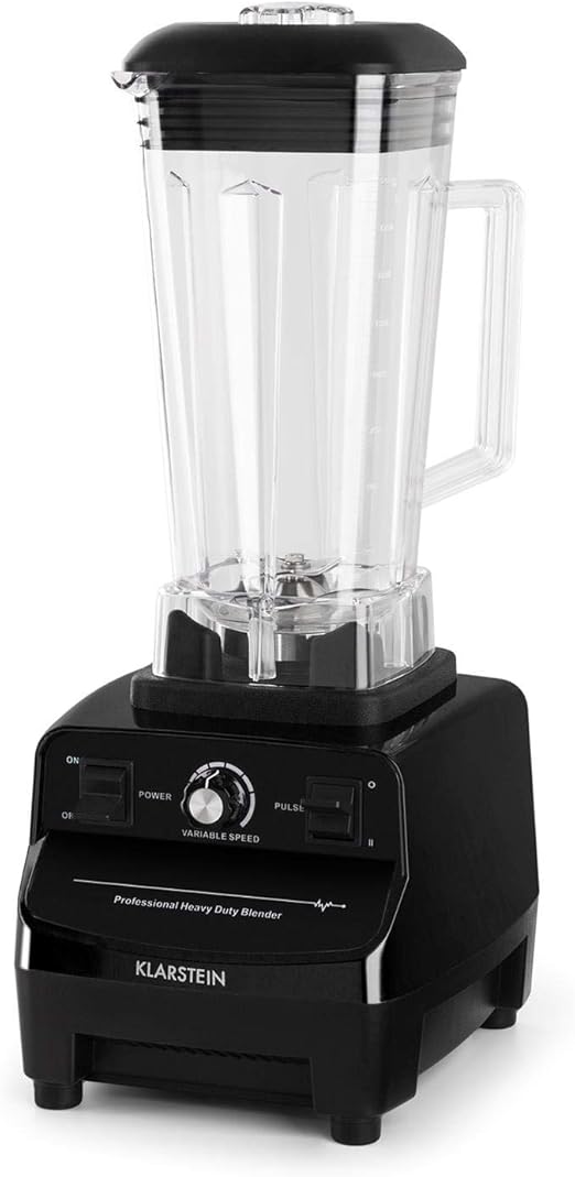 Klarstein 10012875 Glass Blender 2L 1500 W Black Blender (Glass