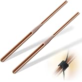 Dunkive 2 Pack Rosary Cord Knotting Tool, Dual Head, Brown, Plastic | Dual Head for #7 #9 #36 Twine, Rosary Making Supplies, Beads Tying, Jewelry Making, Ideal for Crafters, Comfortable to Use
