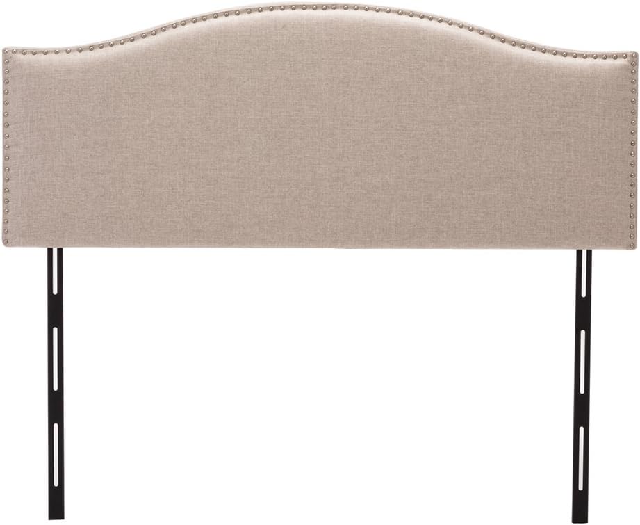Best curved fabric upholstered headboard queen