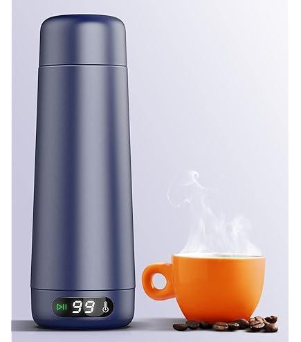 Amazon Portable Car Electric Kettle 12V/24V Car Electric Heating