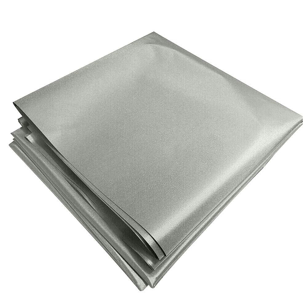 RF Shielding Fabric, RFID Radiation Shielding Fabric, RF Signal Blocking Material for Smart Meters (Silver)