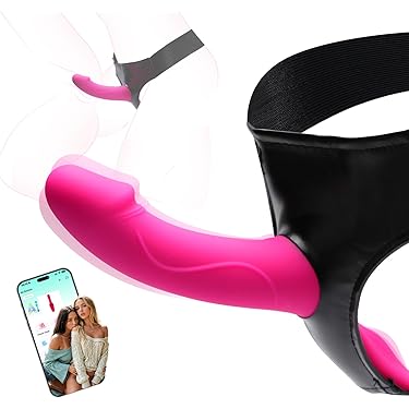 sex doll strap on Vibrating Hollow Strap-On main image 0