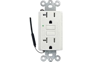 GFCI Wall Outlet WiFi 4K HD Camera | Small Nanny Cam for Home Security (Downward)