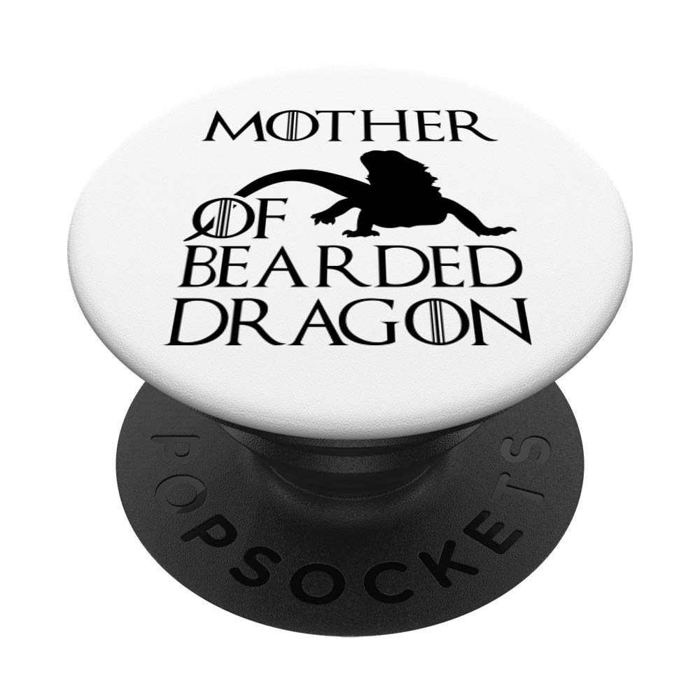 Mother Of Bearded Dragon Women's Lizard And Reptile Gift PopSockets PopGrip: Swappable Grip for Phones & Tablets