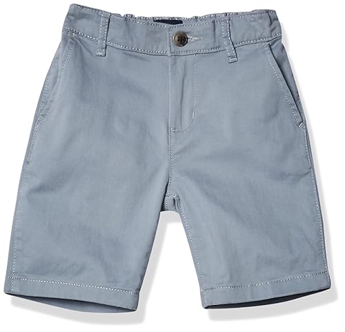 The Children's Place Boys' Stretch Chino Shorts, Fin Gray, 10