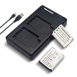 Newmowa Li-42B Replacement Battery (2 Pack) and