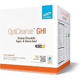 XYMOGEN OptiCleanse GHI, Creamy Chocolate, 10 Servings | Protein Powder for Digestive Health and Gut Support, B Vitamins and Plant-Based Protein, Gluten-Free