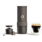 Outin Mino Portable Electric Espresso Machine, Mini Camping Coffee Maker for Travel, Pocket Sized Coffee Machine Self-Heating