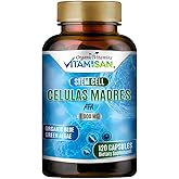Celulas Madres AFA Stem Natural Cell 120 Capsules 1000 mg Blue Green Algae Non GMO Gluten Free Aphanizomenon Flos-aquae celula Madre suplement