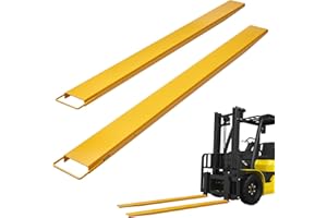 Forklift Extensions, 96 Inch Fork Extensions 6.5 Inch Width, Heavy Duty Fork Extensions for Forklifts, 1 Pair Forklift Extens