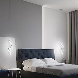 Vloitgol Spiral Led Pendant Light Fixtures, 5500K