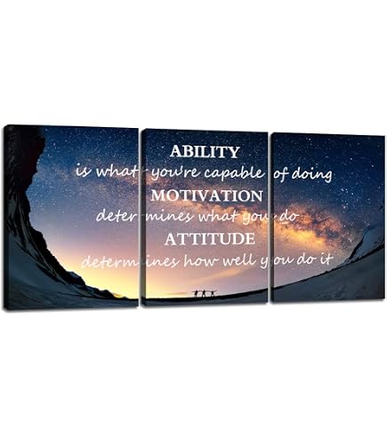 Inspirational Wall Art Poster For Bedroom, Office, Living