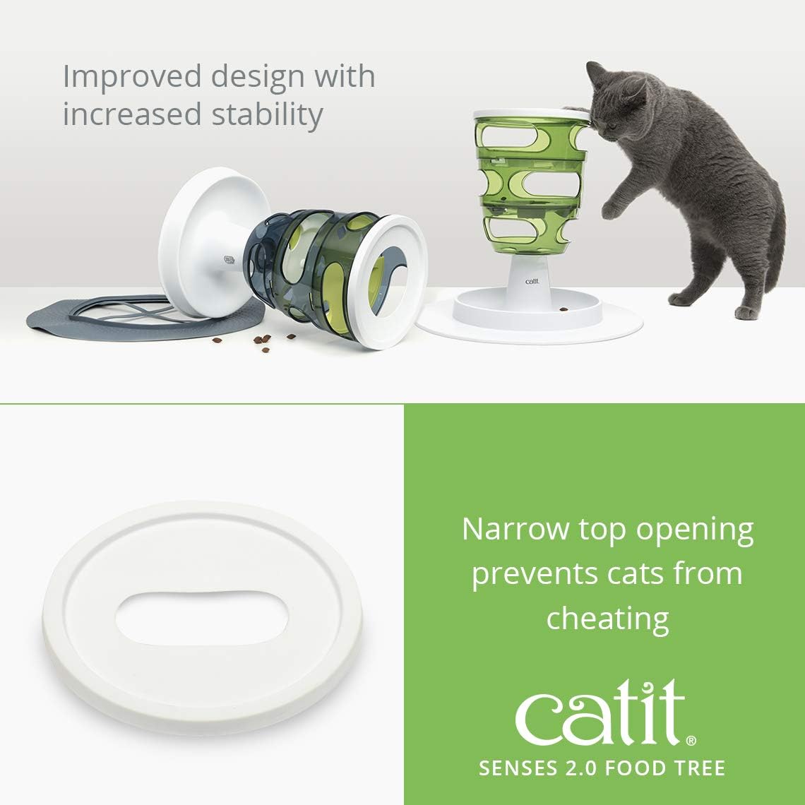 Catit Senses 2.0 Food Tree – Interactive Cat Toy : Outdoor And Patio Products : Pet Supplies