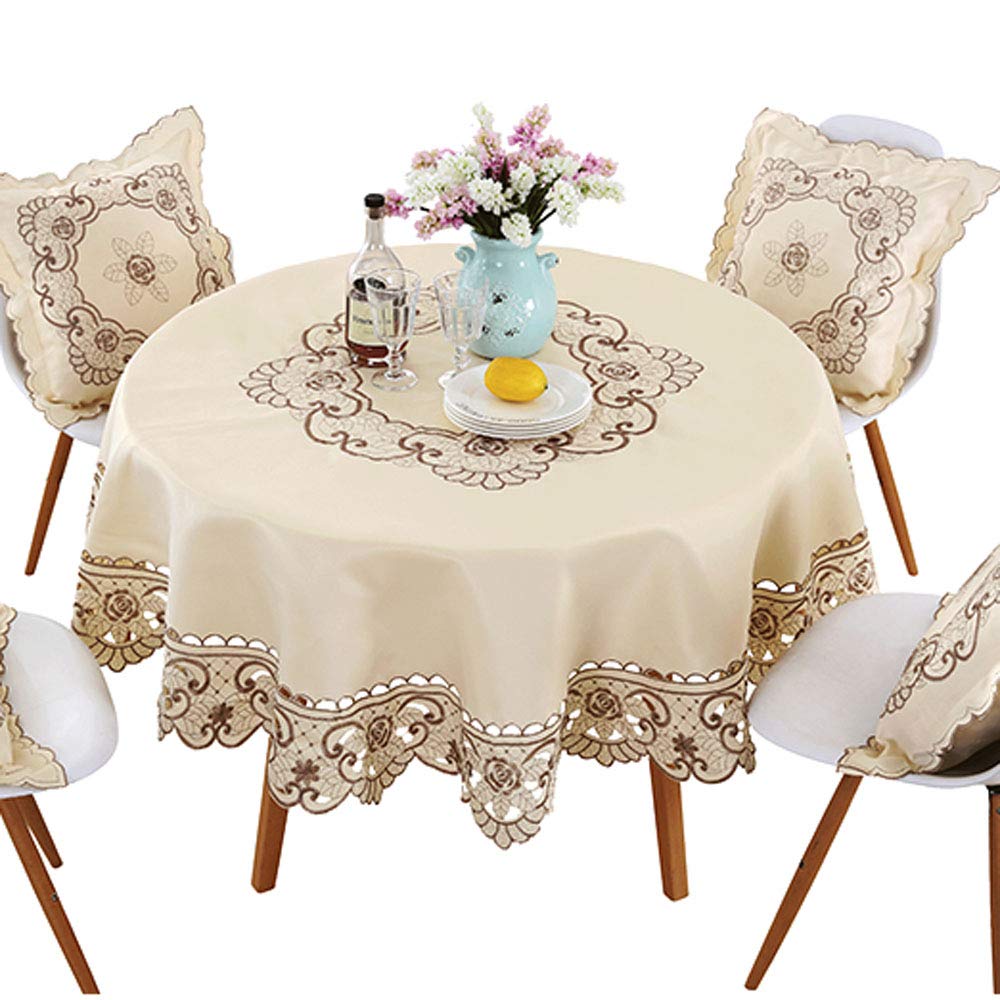 Best end table covers round 60 brown Your House