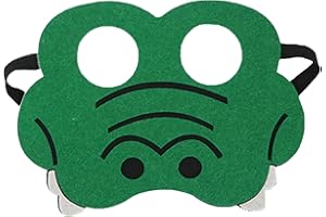 Jtnohx Felt Animal Masks, 10 Pcs Halloween Mask for Kids, Animal Costume for Birthday Party Supplies